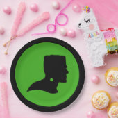 Frankenstein Monster's Silhouette Papieren Bordje (Feest)