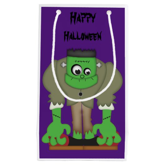 Frankenstein Moster Gift Bag Klein Cadeauzakje (Voorkant)