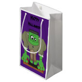 Frankenstein Moster Gift Bag Klein Cadeauzakje (Voorkant Gekanteld)