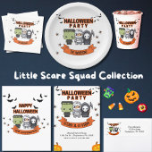 Frankenstein Mummy Grim Reaper Spooky Halloween Briefkaart