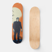 Frankenstein onder de maan - oranje skateboard (Voorkant)