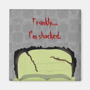 Frankenstein Pun Halloween Magnet Magneet