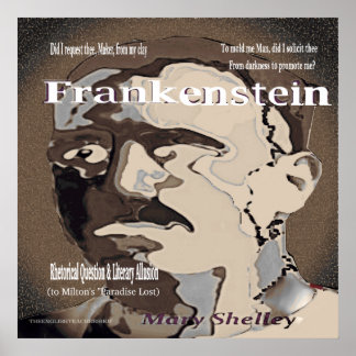 Frankenstein Rhetorical Vraag Poster