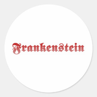 Frankenstein Ronde Sticker