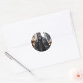 Frankenstein Ronde Sticker (Envelop)