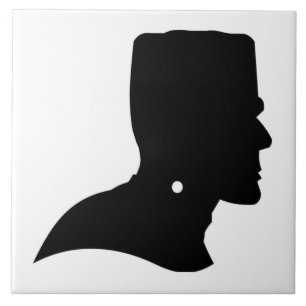 FRANKENSTEIN SILHOUETTE TEGELTJE