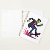 Frankenstein Skater � Vêtements de rue cool d'Hall (Devant avec enveloppe)