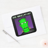 Frankenstein Sleutelhangers & Flair Vierkante Sticker (Envelop)