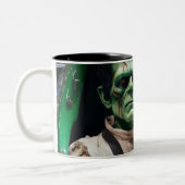 Frankenstein Two-Tone Coffee Mok (Links)