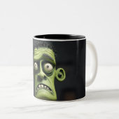 Frankenstein Two-Tone Coffee Mok (Voorkant rechts)