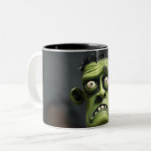 Frankenstein Two-Tone Coffee Mok (Voorkant links)