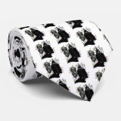 Frankenstein vrijdag verjaardag stropdas (Opgerold)