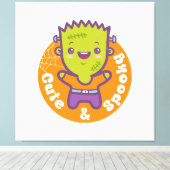 Frankensteinmonster Canvas Afdruk (Insitu (Houten vloer))