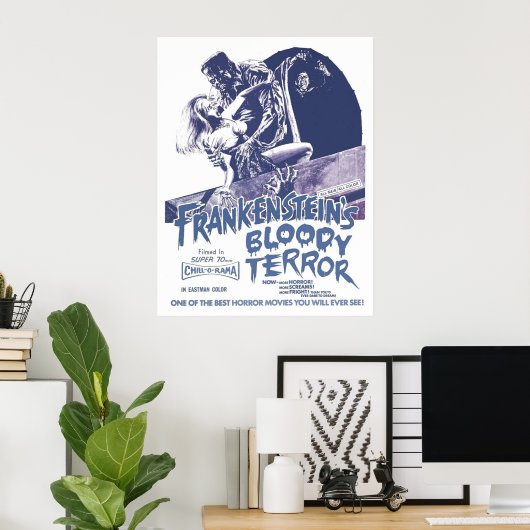 Frankensteins Bloody Terror Poster (Thuiskantoor)