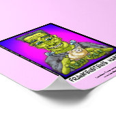 Frankenstein's hamster Funny Cartoon Poster (Hoek)