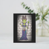 Frankenstein's maleficent briefkaart (Staand voorkant)