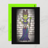 Frankenstein's maleficent briefkaart (Voorkant / Achterkant)