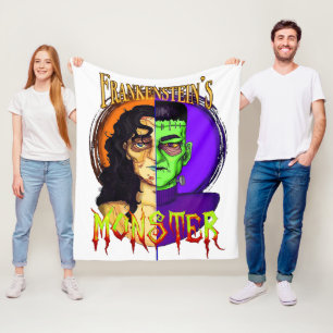 Frankenstein's Monster - Klassieke Horror Throw Bl Fleece Deken