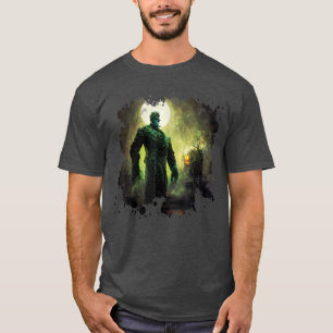 Frankenstein's Monster Spooky Hallow Graveyard T-shirt