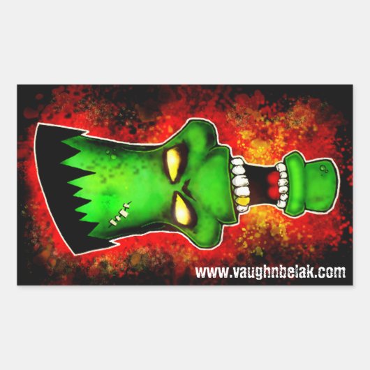 Frankenstein's monster sticker (Voorkant)