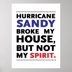 Frankenstorm Hurricane Sandy Poster