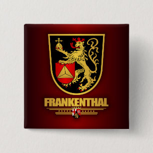 Frankenthal Vierkante Button 5,1 Cm