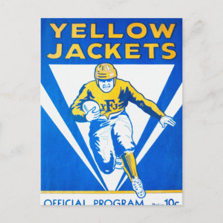 Frankford Yellow Jackets Programme Briefkaart