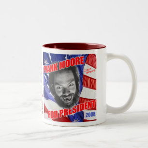 frankforprez-mok tweekleurige koffiemok