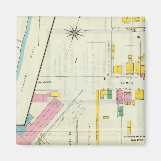 Frankfort, Kentucky 4 Magneet (Voorkant)