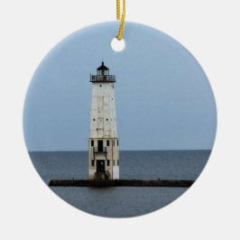 Frankfort Lighthouse Keramisch Ornament