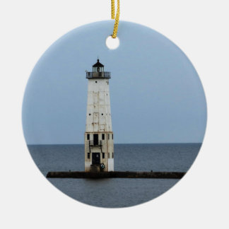 Frankfort Lighthouse Keramisch Ornament