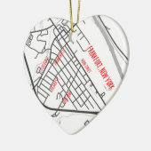 Frankfort, New York kerstversiering Keramisch Ornament (Links)