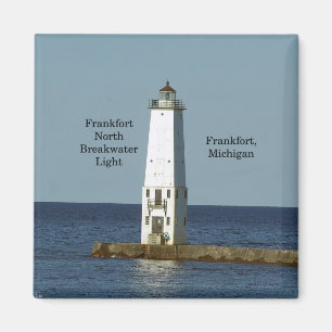 Frankfort North Breakwater Light magnet Magneet