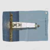 Frankfort North Breakwater Light serviette de golf (Horizontal)