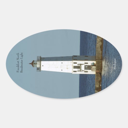 Frankfort North Breakwater Light sticker (Voorkant)