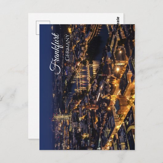 Frankfurt am Main Duitsland Briefkaart (Voorkant / Achterkant)