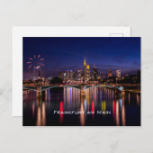 Frankfurt am Main, Duitsland Briefkaart (Voorkant / Achterkant)