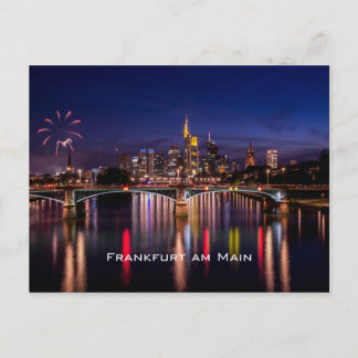 Frankfurt am Main, Duitsland Briefkaart