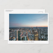 Frankfurt am Main Duitsland Briefkaart (Voorkant / Achterkant)