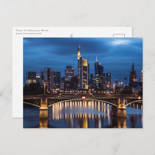 Frankfurt am Main Duitsland Briefkaart (Voorkant / Achterkant)