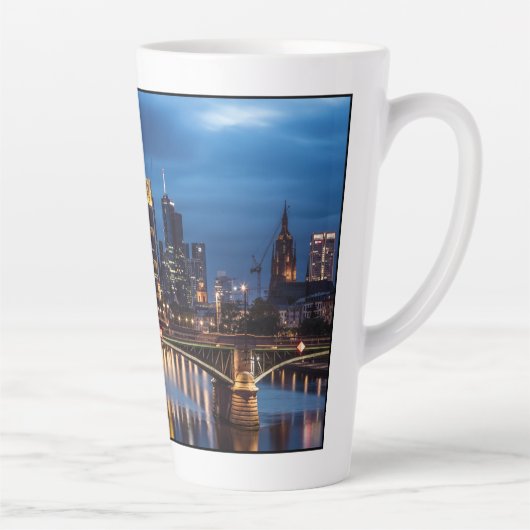 Frankfurt am Main Duitsland Latte Mok (Rechts)