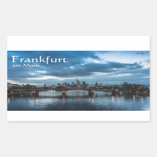 Frankfurt am Main Duitsland Rechthoekige Sticker