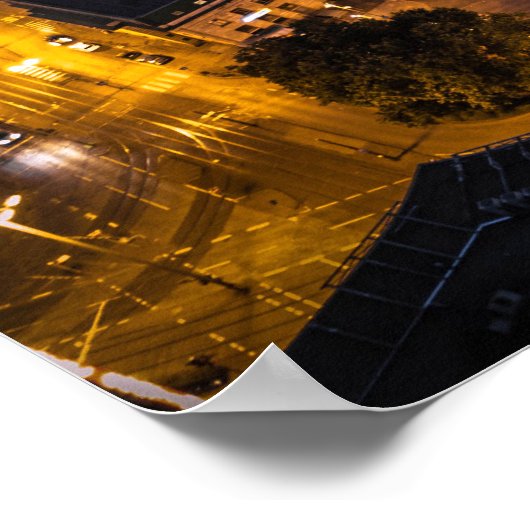 Frankfurt am Main Hauptbahnhof FFM HBF Poster (Hoek)