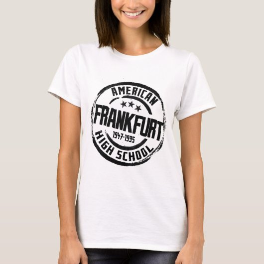 Frankfurt-Amerikaanse High School T-shirt (Voorkant)