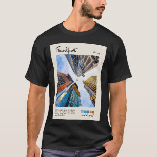 Frankfurt Aquarel Reizen T-shirt