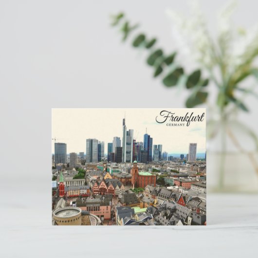 Frankfurt Briefkaart (Staand voorkant)