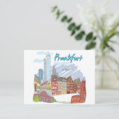 Frankfurt Briefkaart (Staand voorkant)