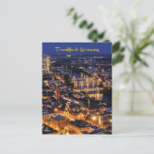 Frankfurt, Duitsland bij Twilight Briefkaart (Staand voorkant)