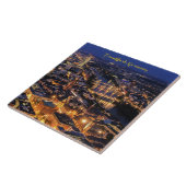 Frankfurt, Duitsland bij Twilight Tegeltje (Zijkant)