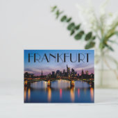 Frankfurt Duitsland Briefkaart (Staand voorkant)